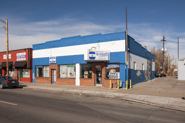 El Chalate's blue and white building on East Colfax.